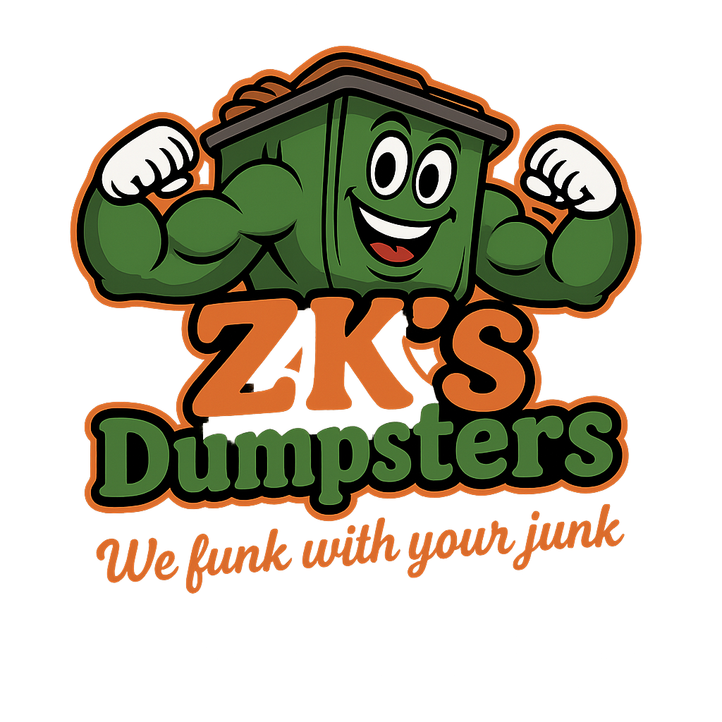 ZK's Dumpsters Logo