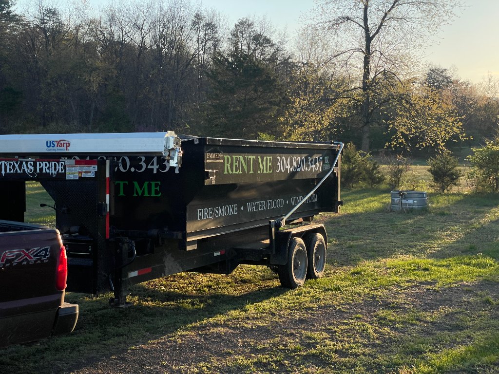 ZK dumpster at golden hour