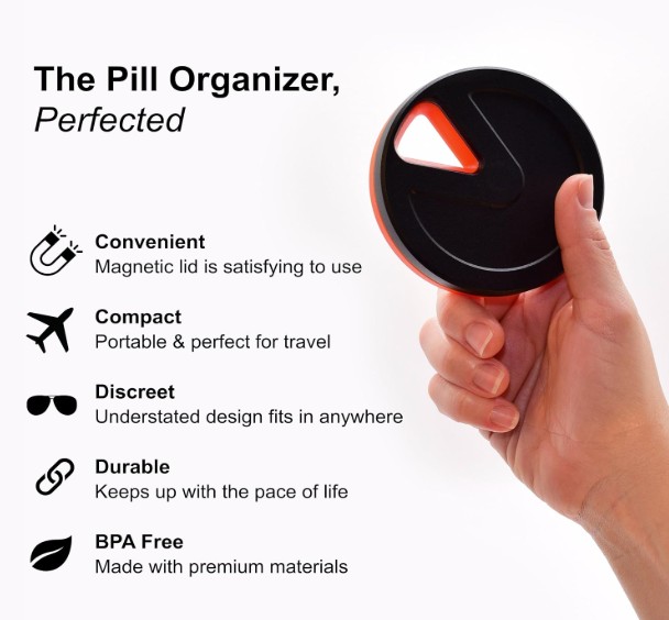Pill organizer view 2