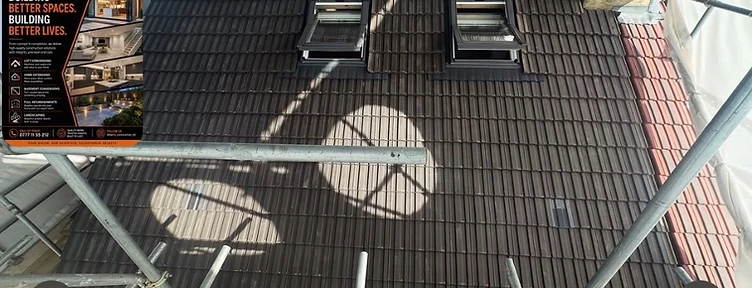 Harris Construction roofing work in London