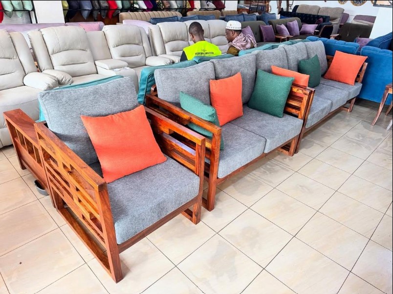Wooden Sofa Set