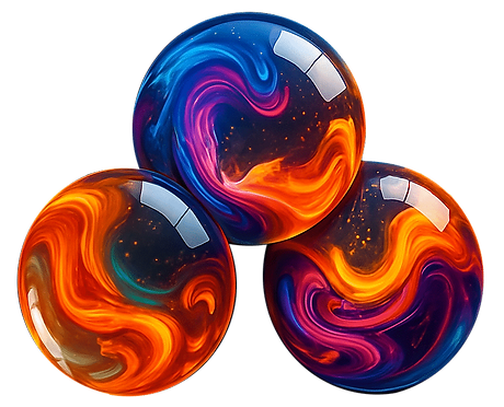 Three Sphere orbs