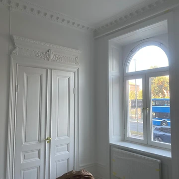 Arbetsbild från måleriarbete 3
