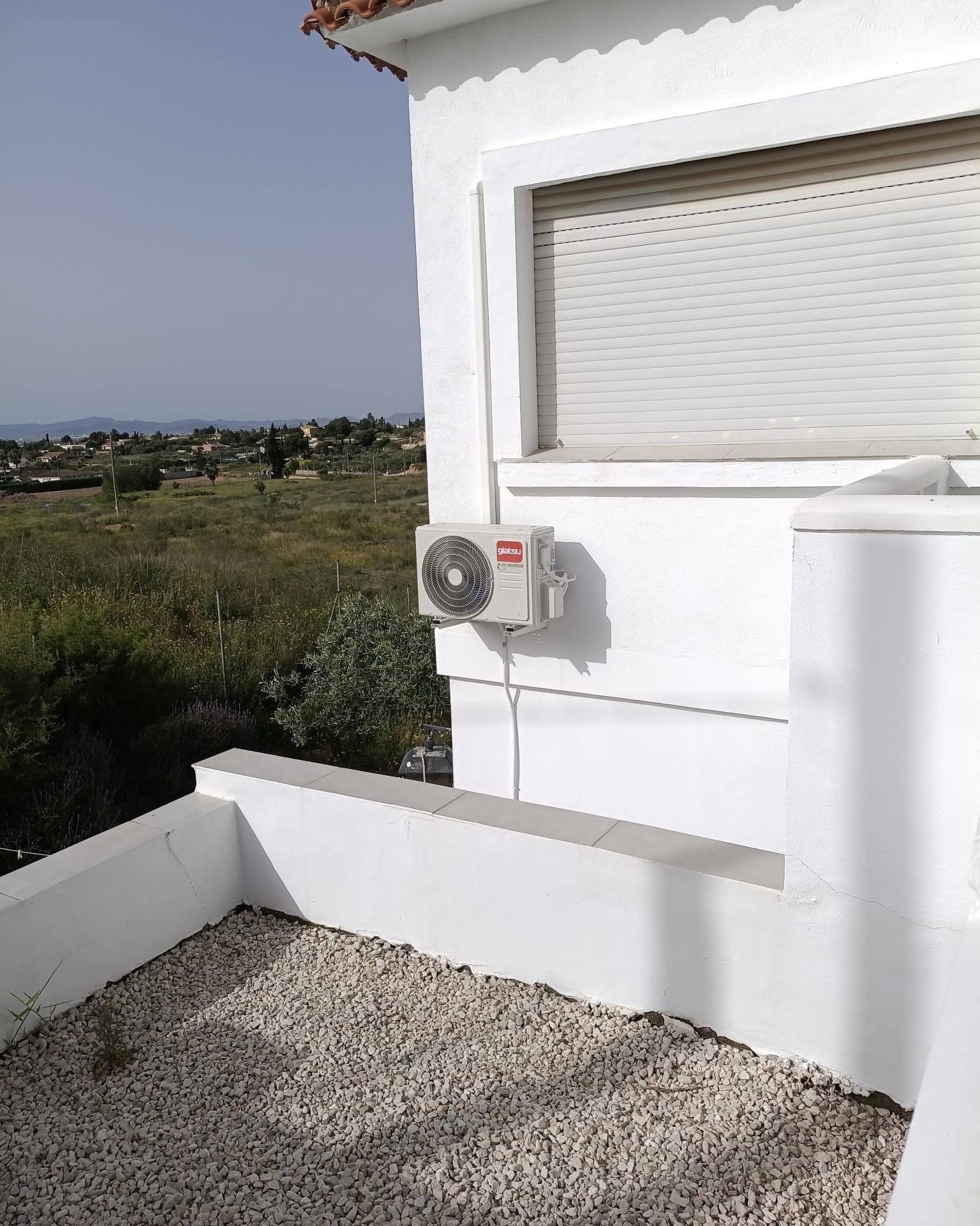 En AC-installation vid en bostad på Costa Blanca