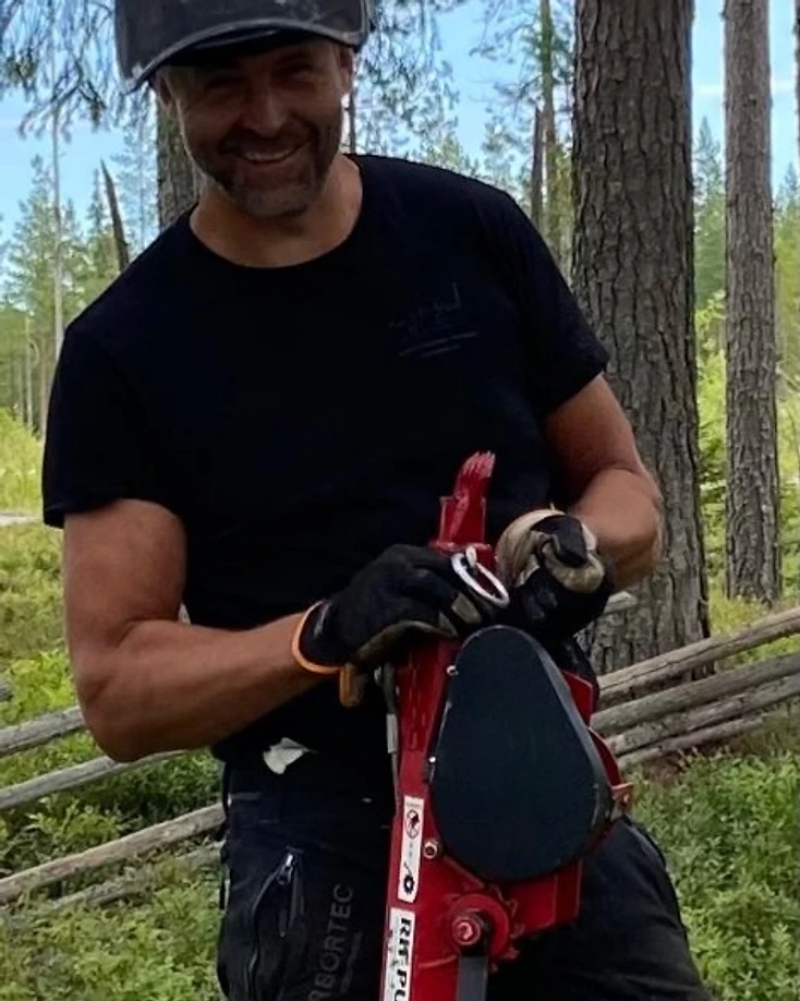 Magnus Lundström, grundare av Magnus Skog & Trädfällning