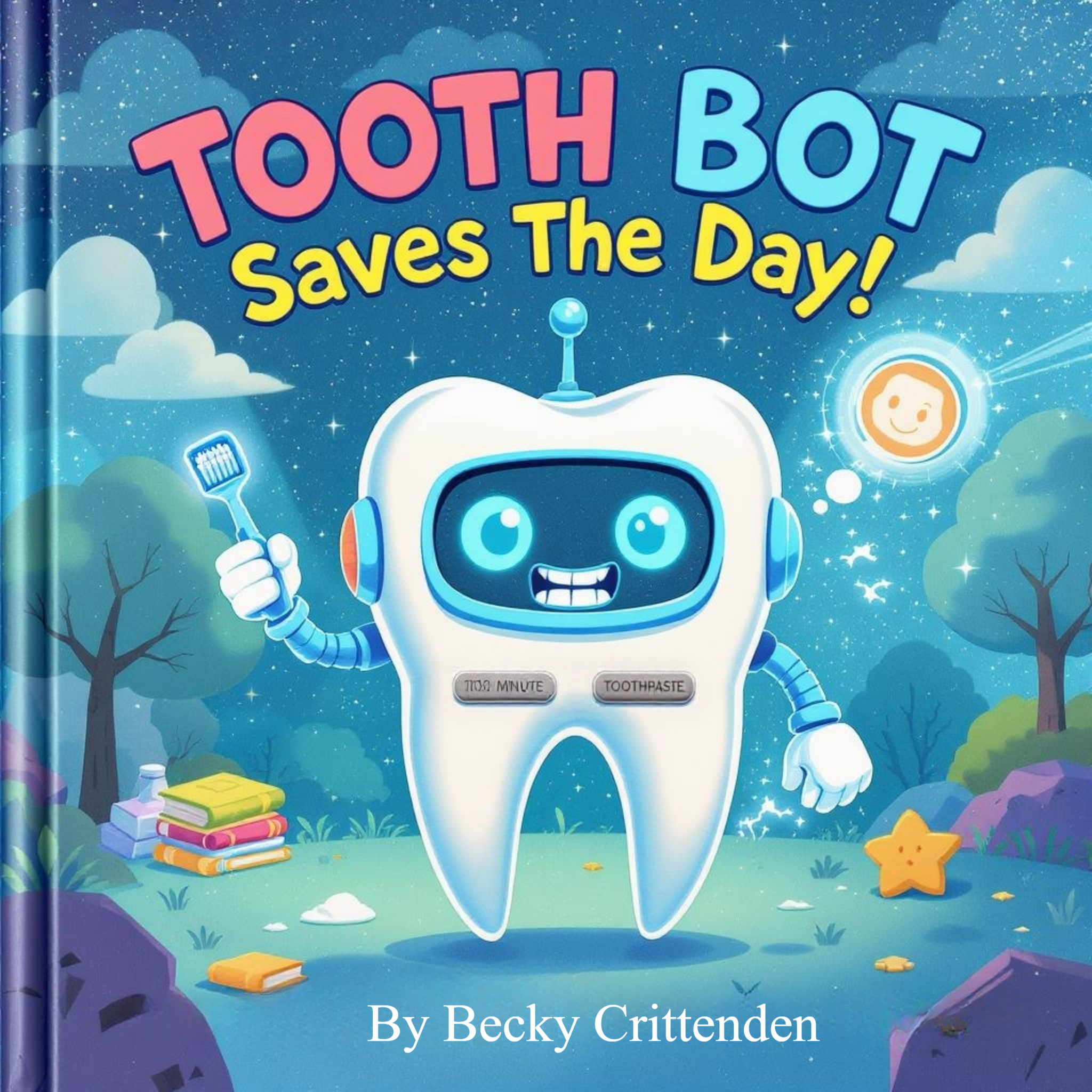 Tooth Bot Saves The Day! book cover