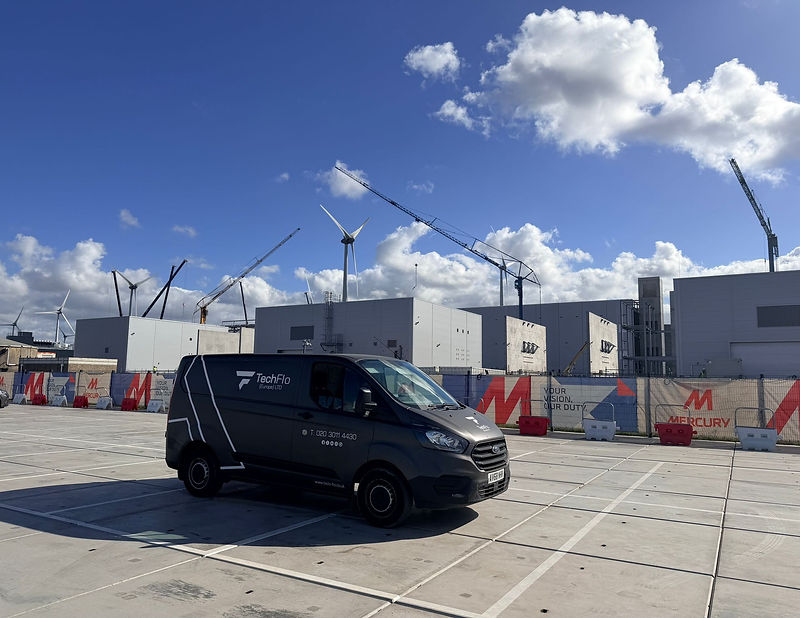 TechFlo vehicle on site