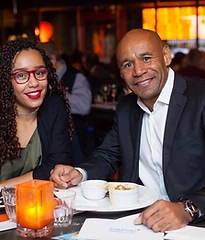 Marcus & Harriet at south London business awards