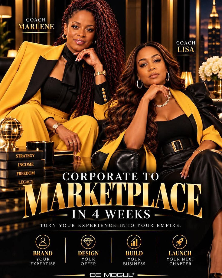 Coach Marlene and Coach Lisa — From Corporate to Marketplace