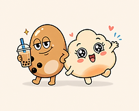 Bubbles & Stuffles mascots