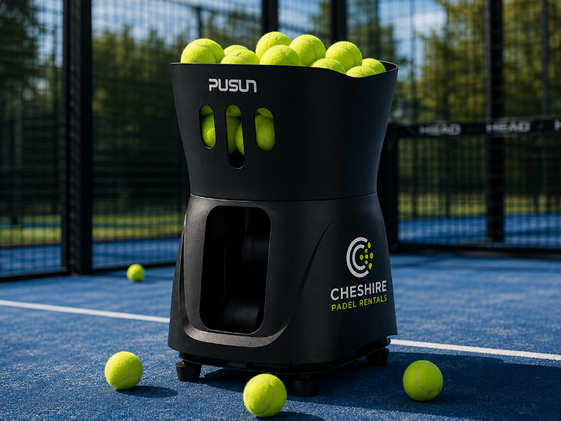 Cheshire Padel Rentals ball machine