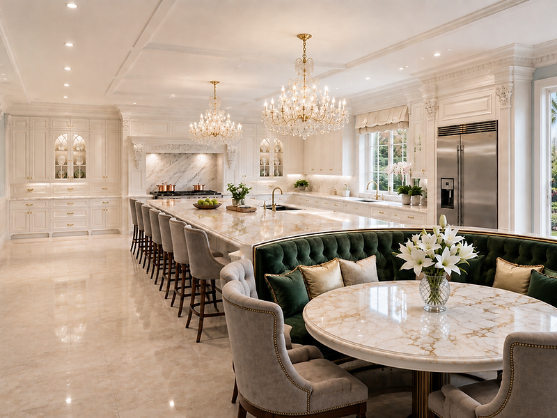 The Knightsbridge — bespoke commissioned kitchen, Dubai