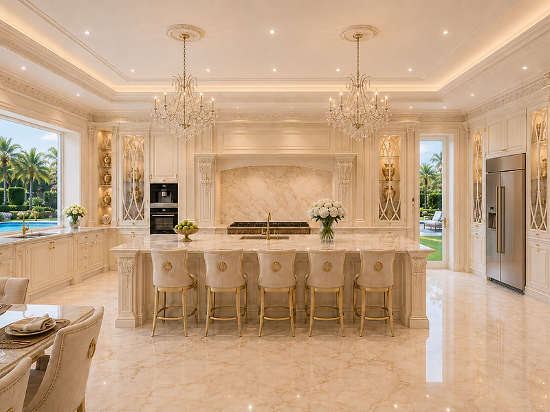 The Knightsbridge — bespoke commissioned kitchen, Dubai