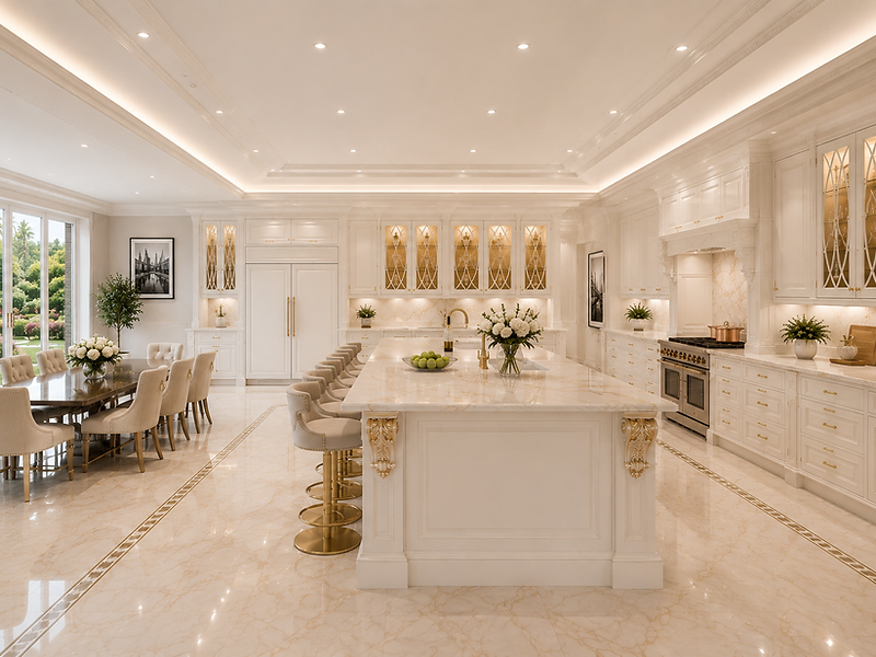The Knightsbridge — bespoke commissioned kitchen, Dubai