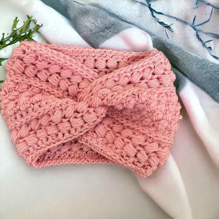 Dusty Pink Twist Headband