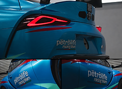 Toyota GR Supra GT4 livery detail