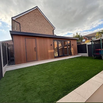 Garden Studio — Wood Clad — Garden Rooms project by JMB Design. Build & Driveways in Colne, Lancashire