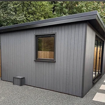 Garden Office Build — Garden Rooms project by JMB Design. Build & Driveways in Colne, Lancashire
