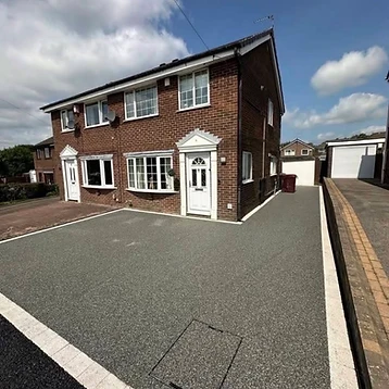 Charcoal Resin Drive — Driveways project by JMB Design. Build & Driveways in Colne, Lancashire