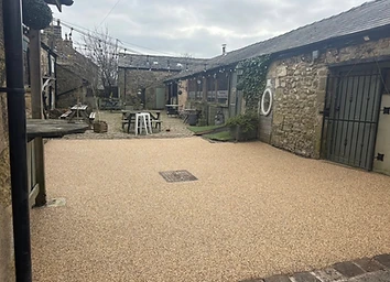 Resin Courtyard — Resin Driveway project by JMB in Colne, Lancashire