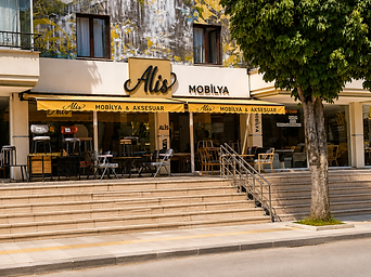 Alis Mobilya mağaza cephesi