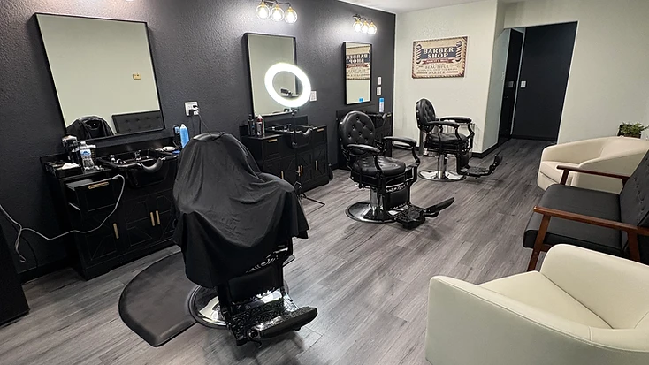 Inside El Navajón Barbershop