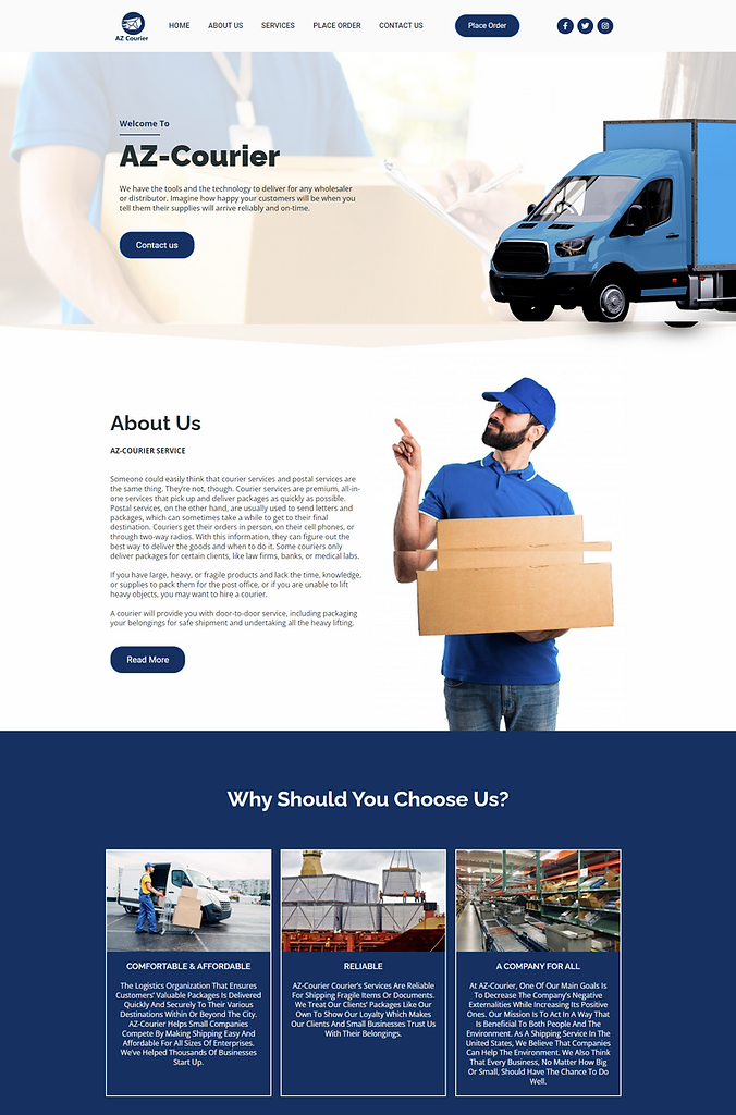 Logistics Brand Website — Website Design & Development