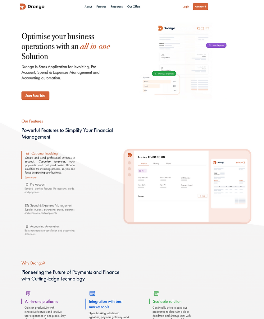 SaaS Marketing Website — Website Design & Development