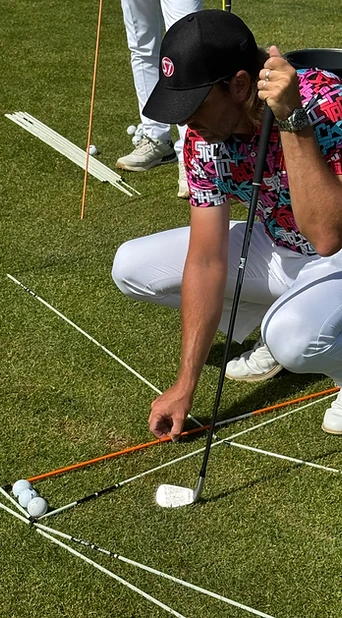 A structured golf practice session