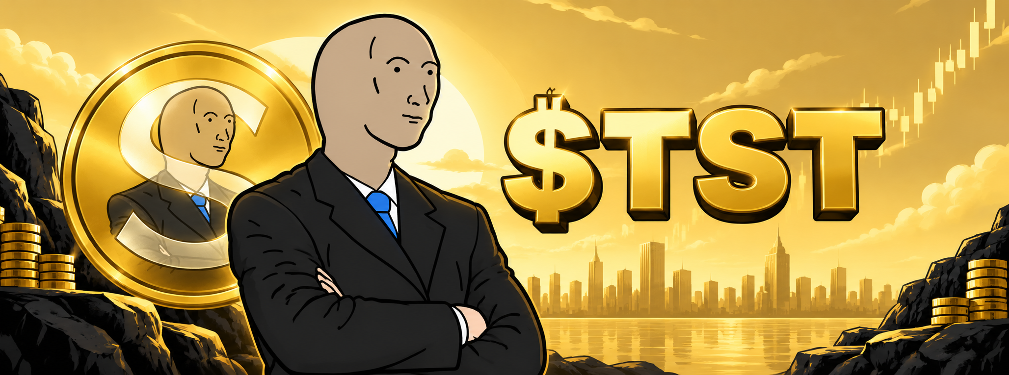 THE STOCK TOKEN banner