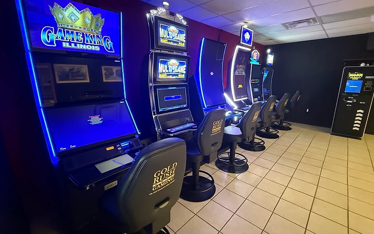 Video gaming machines at Winner's Circle Gaming Lounge