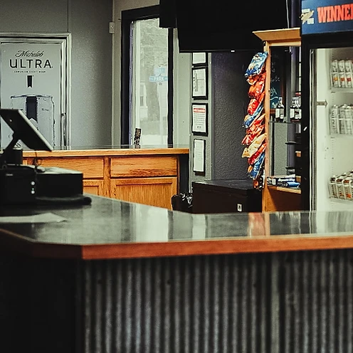 Bar at Winner's Circle Gaming Lounge in Albany Illinois