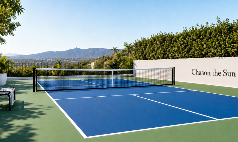 Pickleball court