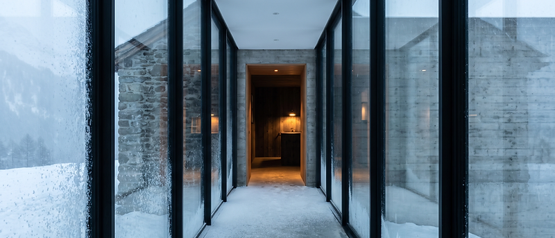 Warm light at the threshold of the inner room
