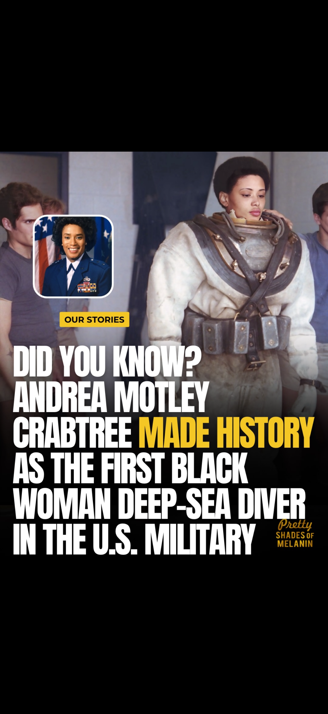 Andrea Motley Crabtree — First Black Woman Deep-Sea Diver in the U.S. Military