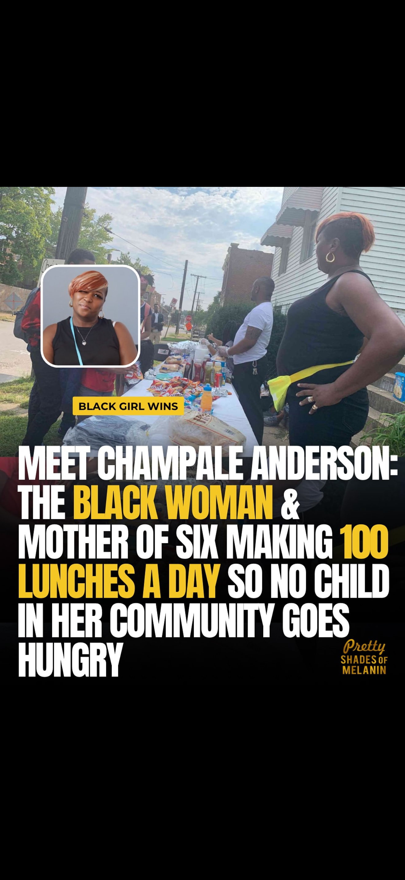 Champale Anderson — Making 100 Lunches a Day for Her Community