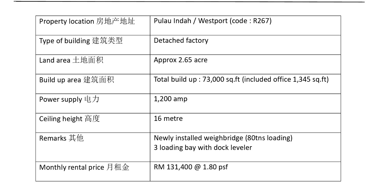 Detached Factory in Klang City — photo 3 of 7