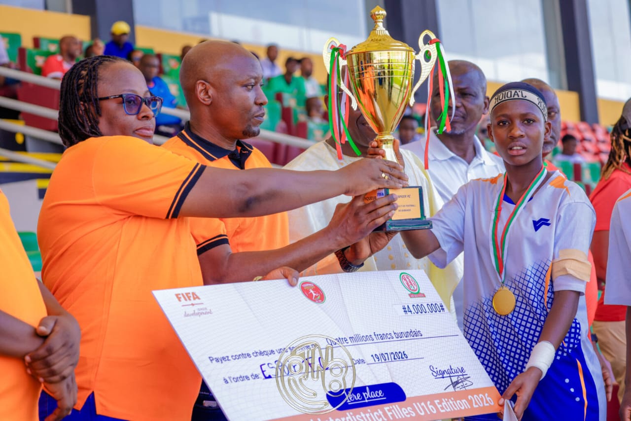 Espoir FC sacrée championne U16 féminine du Burundi