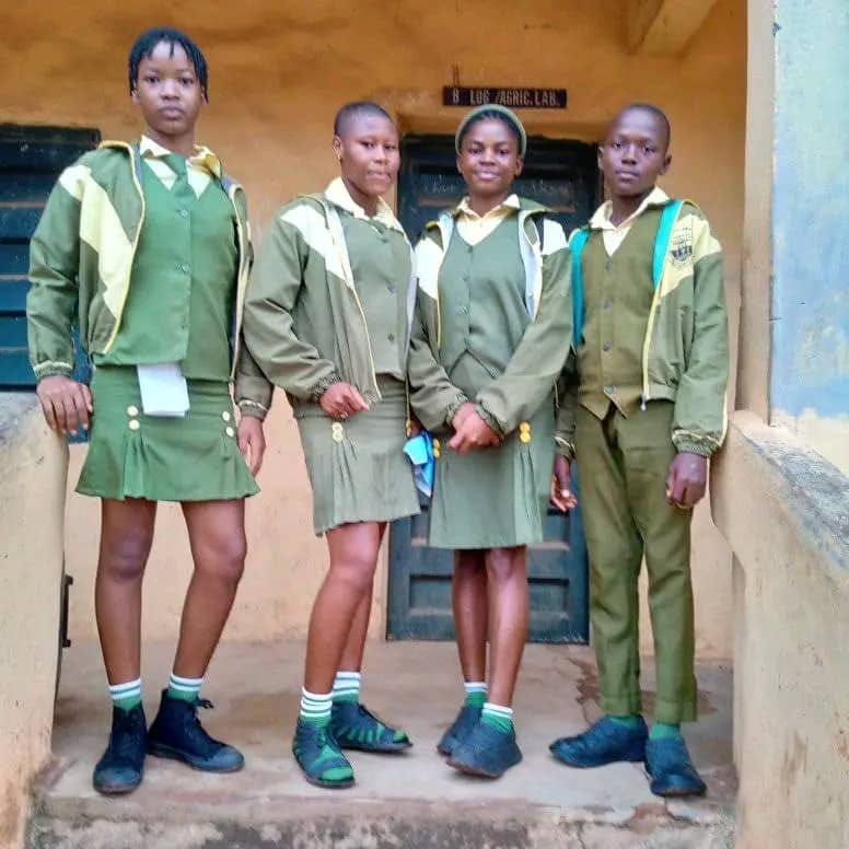 Epiphany Secondary School students in uniform