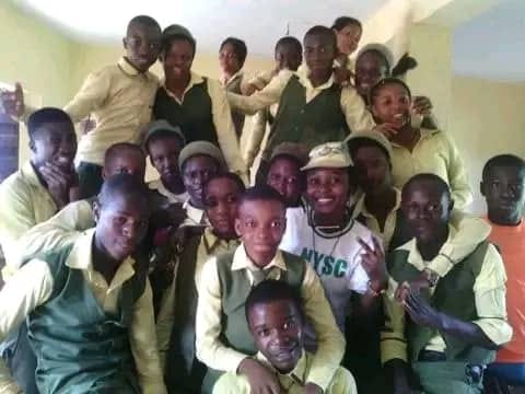 Epiphany Secondary School students group photo