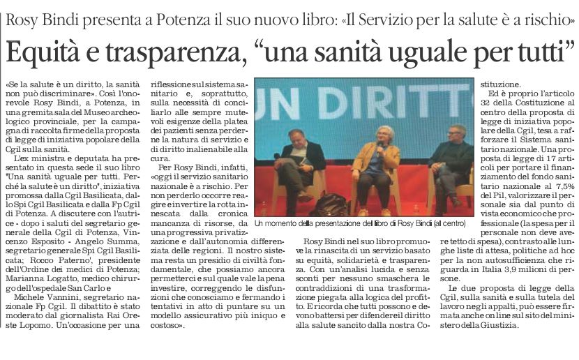 Servizio sanitario a rischio se non si inverte la rotta sulla mancanza di risorse