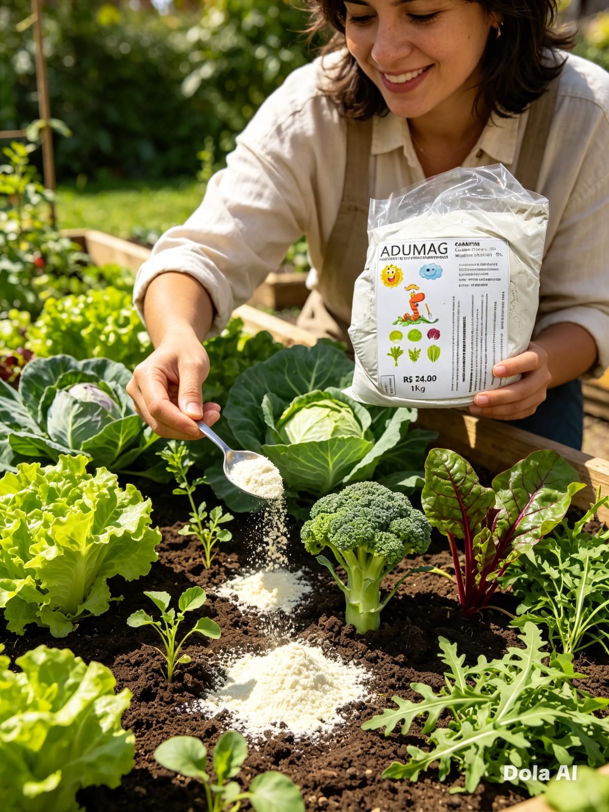 Adumag Verduras Temperos Folhagens - Fertilizante Mineral 1kg
