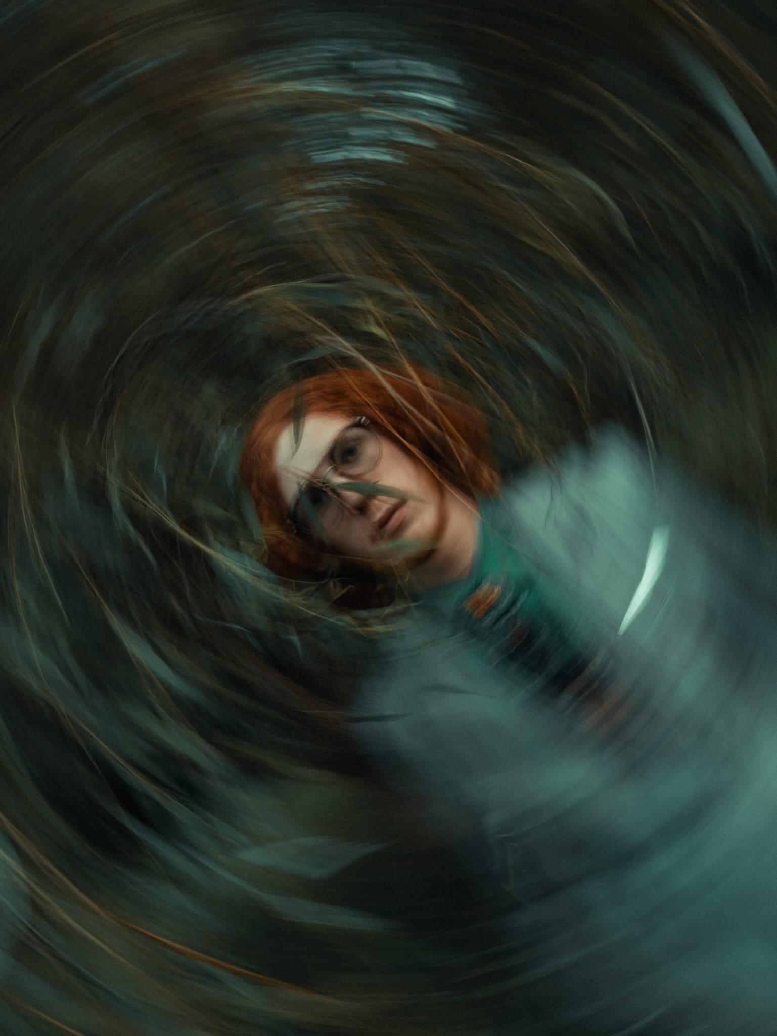 Swirl portrait