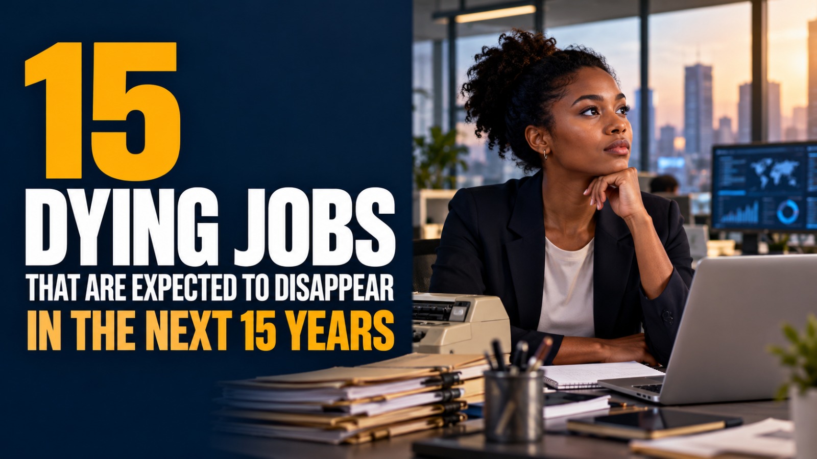 15 Dying Jobs That Are Expected to Disappear in the Next 15 Years