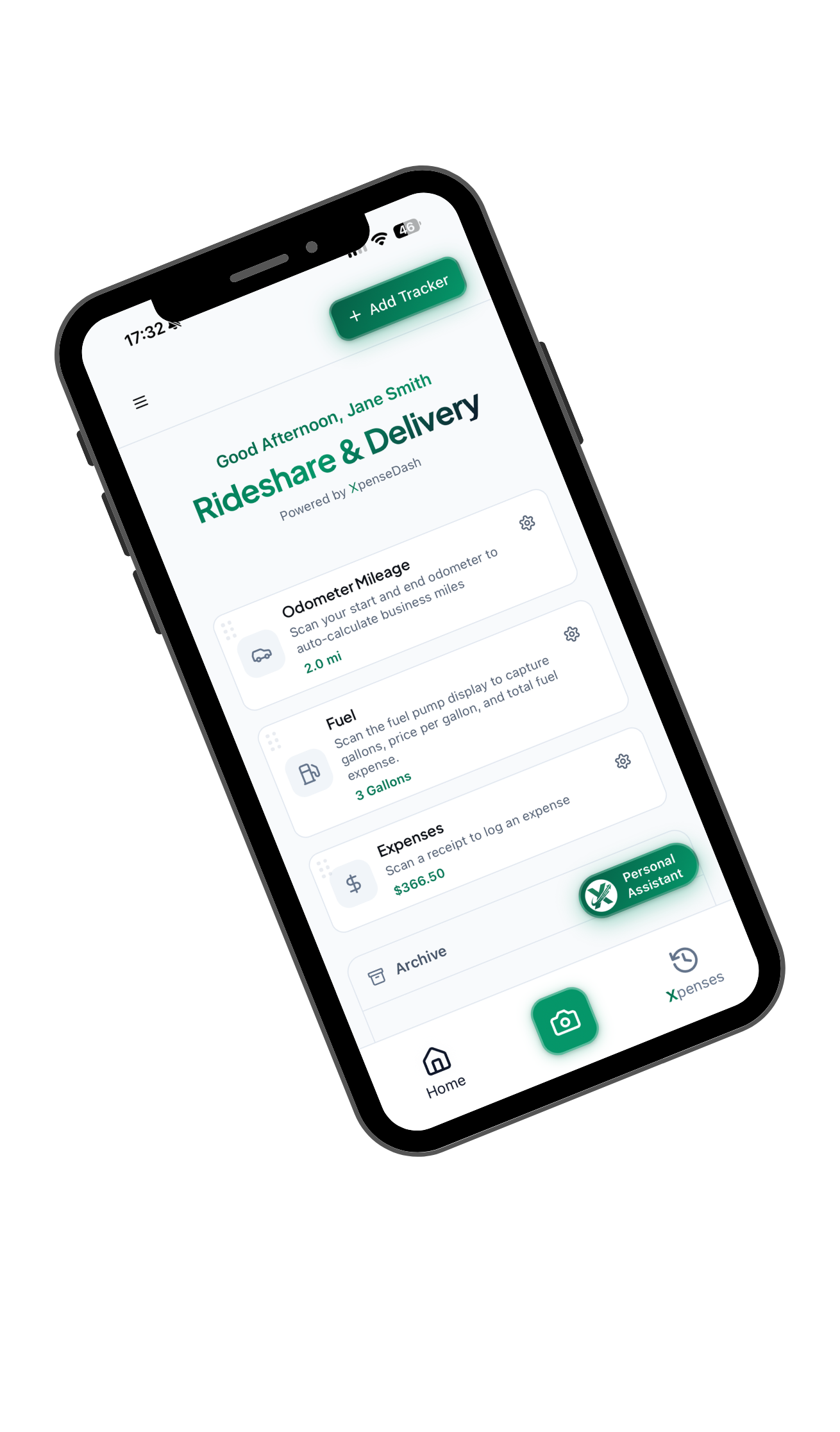 Inside Rideshare & Delivery — your trackers are ready from your first login